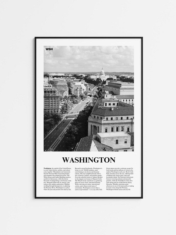 Washington 02 Newspaper Poster product image (1)