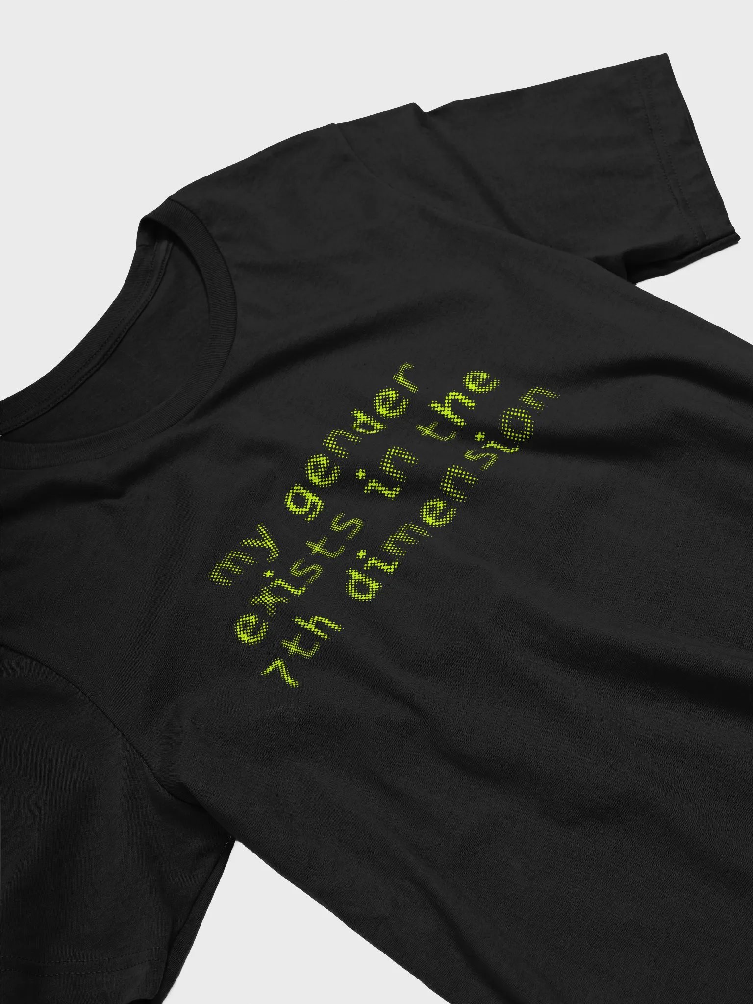 my gender exists in the 7th dimension t-shirt product image (3)