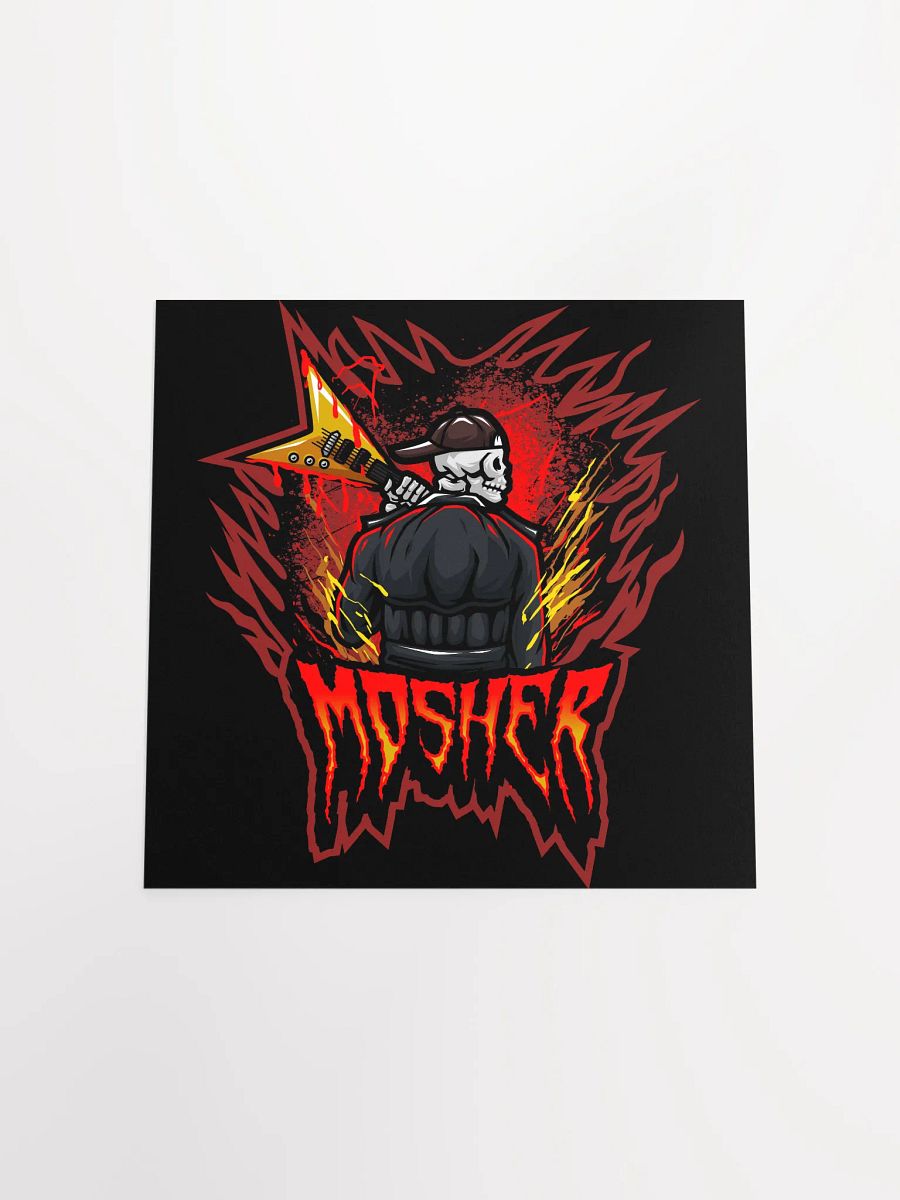 MOSHER GUITAR LOGO POSTER product image (4)