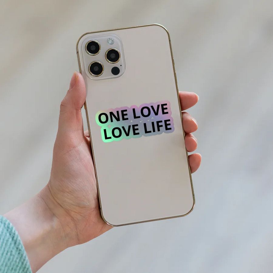 ONE LOVE LOVE LIFE stickers product image (8)