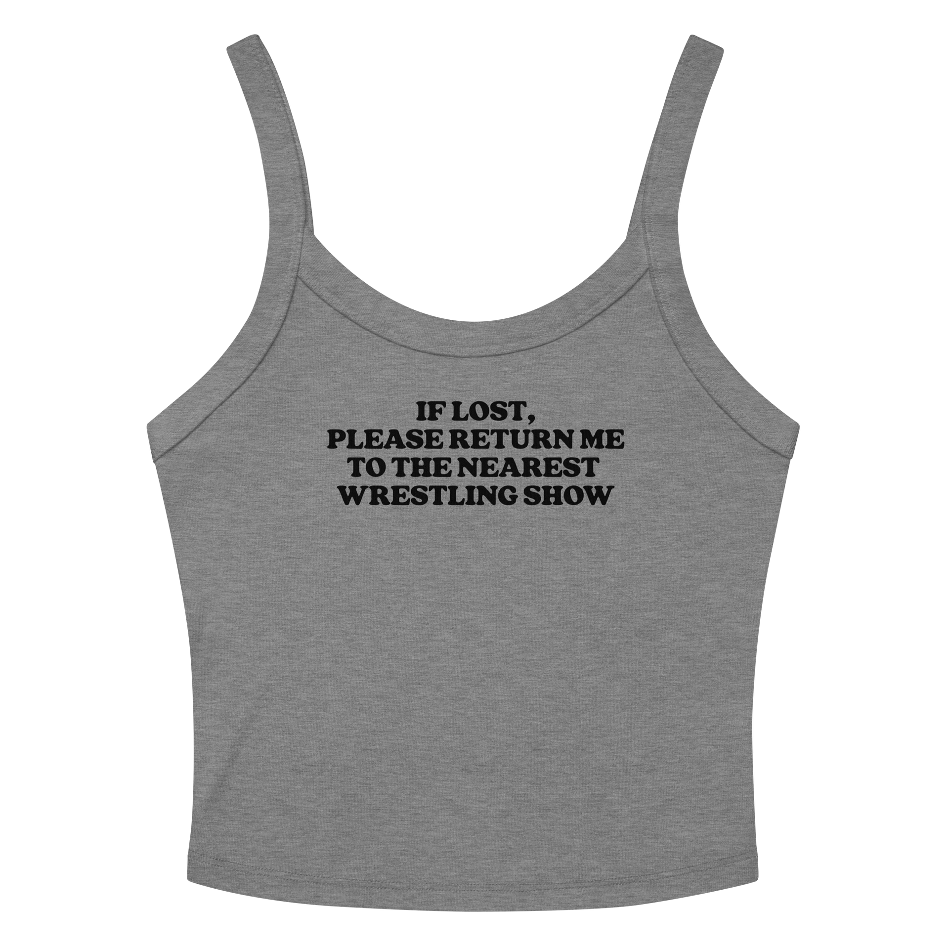 All Roads Lead To Wrestling Micro Ribbed Tank Top product image (2)