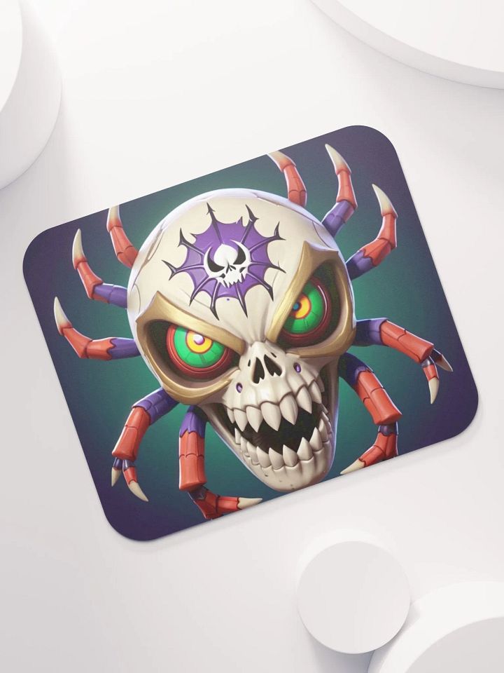 Eerie Skull Spider Mouse Pad product image (1)