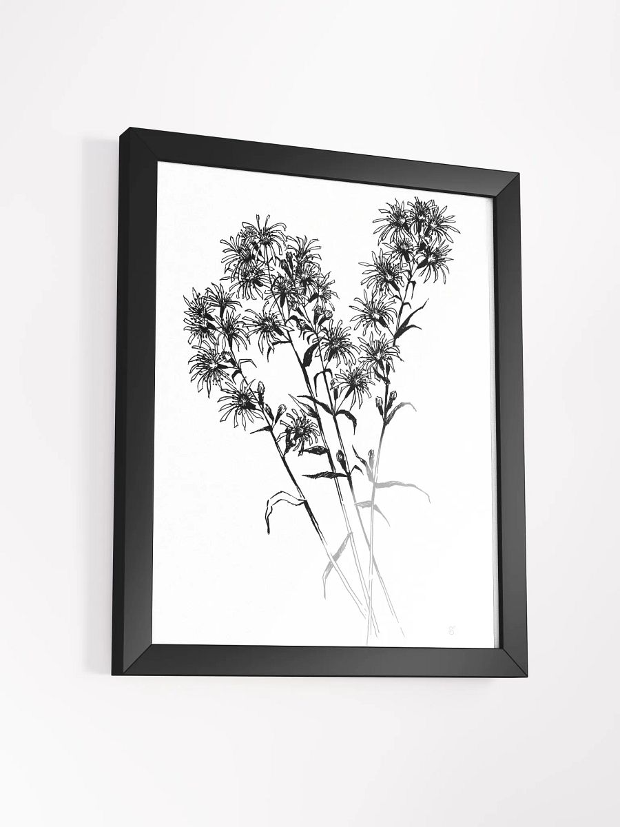 Elegant Botanical Line Art Poster - Bouquet Flowers product image (21)