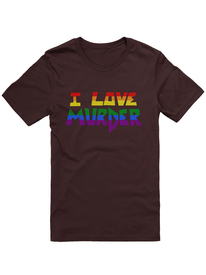 I LOVE MURDER t-shirt - Dakota version (Rainbow) product image (1)