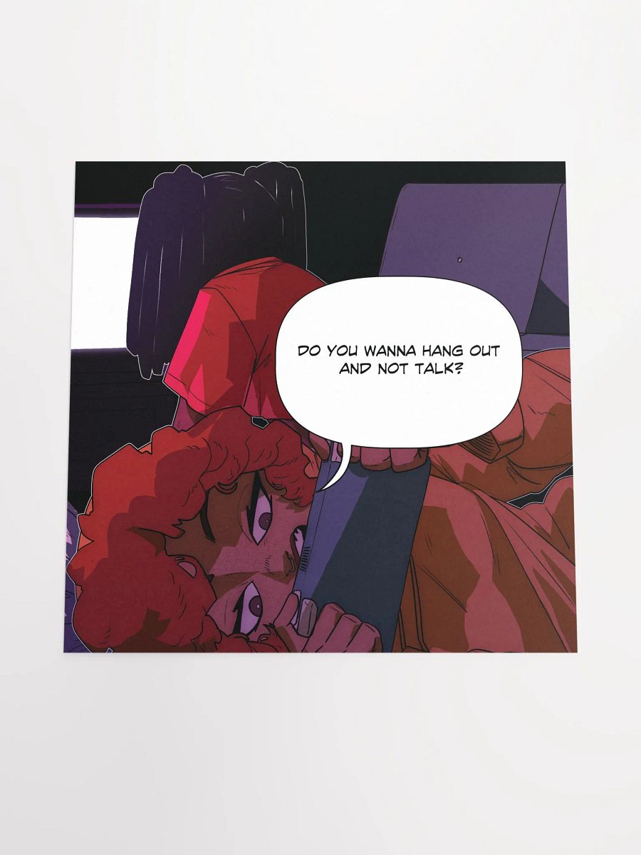 Want To Hang Out And Not Talk Poster product image (4)
