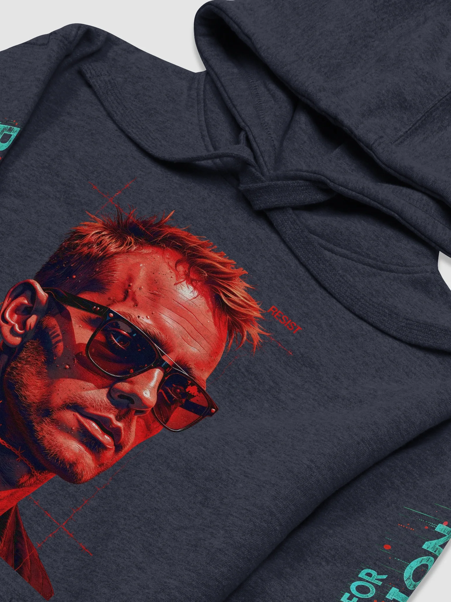 Rebellion Red Premium Hoodie - A Man With No Tribe No Purpose No faith Is The Easiest To Control product image (31)