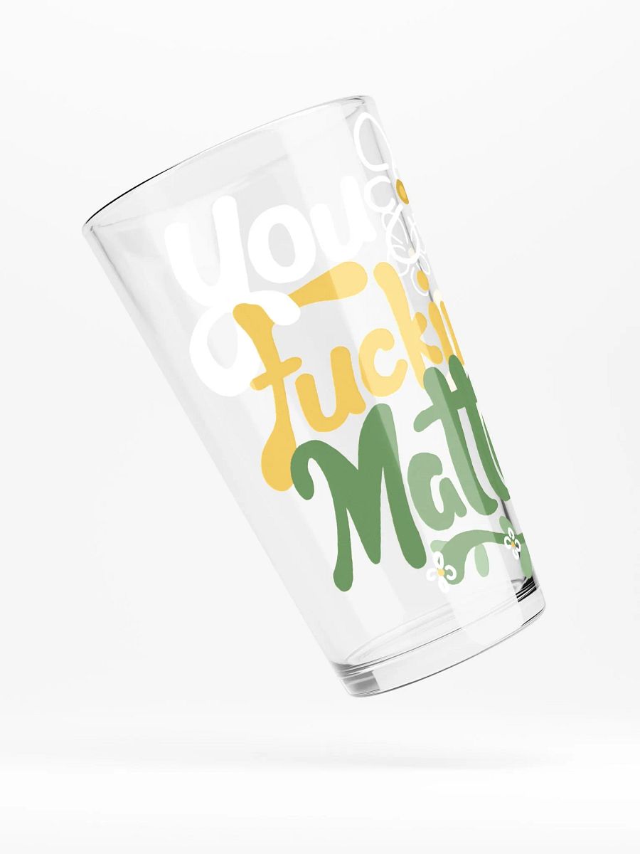 YFM Flower Pint Glass product image (4)