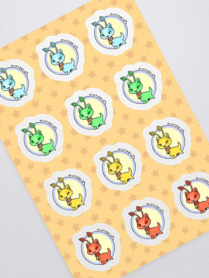 ⭐ Adopt An Aisha! Sticker Sheet | By Plushpon product image (2)