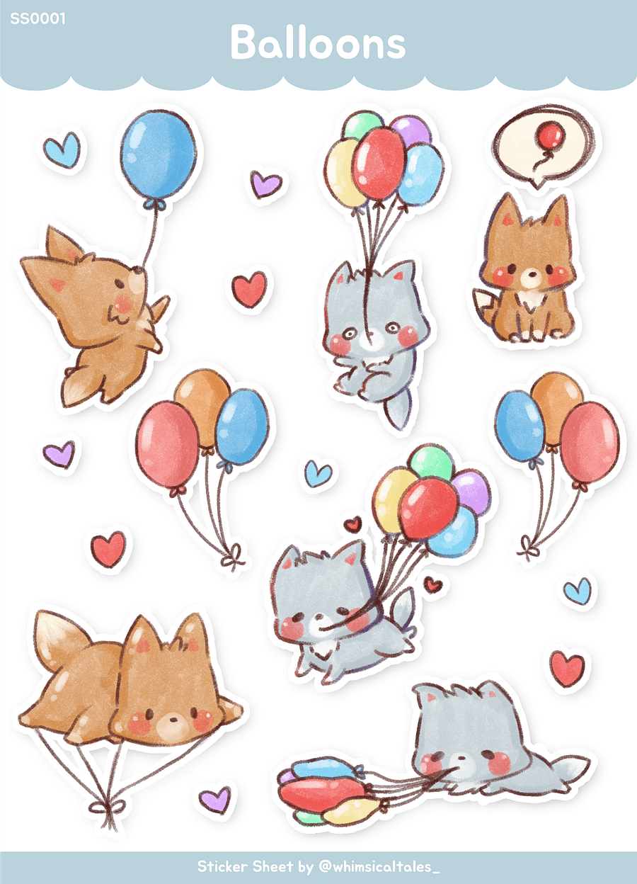 Balloons! | Sticker Sheet product image (1)