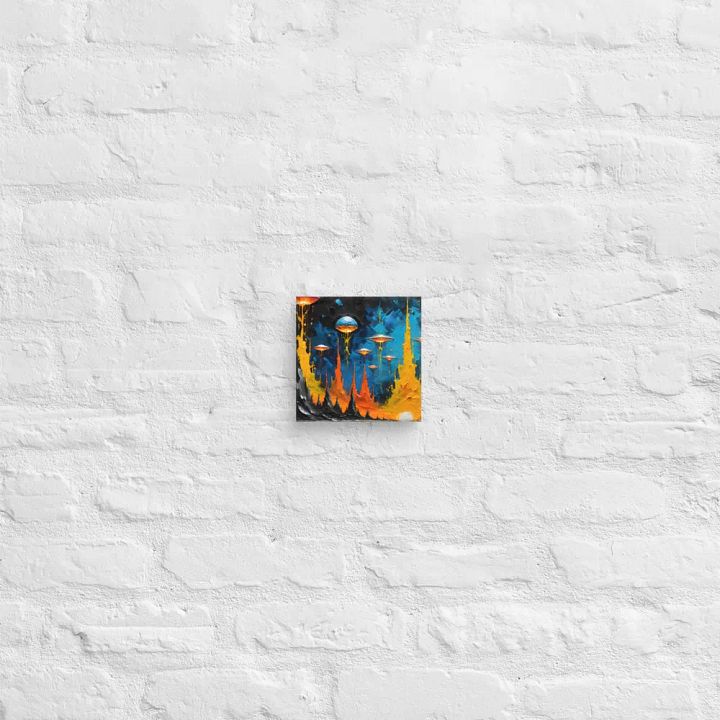 Canvas - Abstract Alien Invasion product image (2)