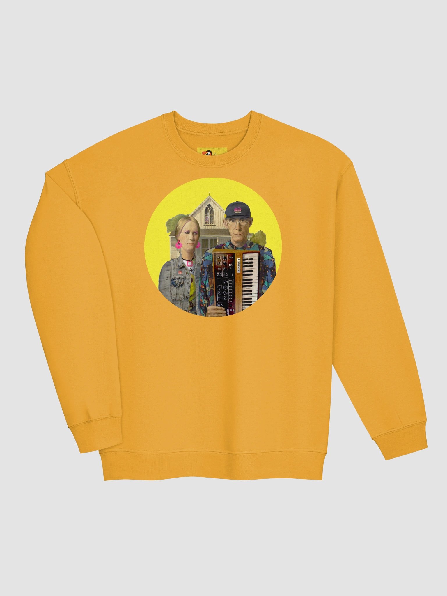 American Prophet by Frank Fonik, Techno EDM Classic Crewneck Sweatshirt product image (3)