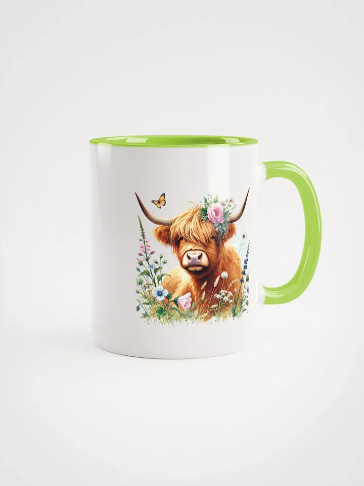 Whimsical Highland Coo Ceramic Mug product image (1)