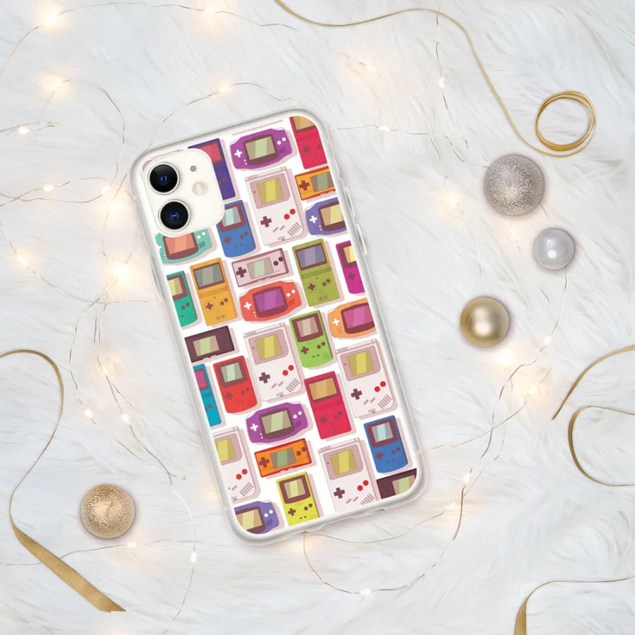 Retro Gamer Console Pattern iPhone Case product image (58)