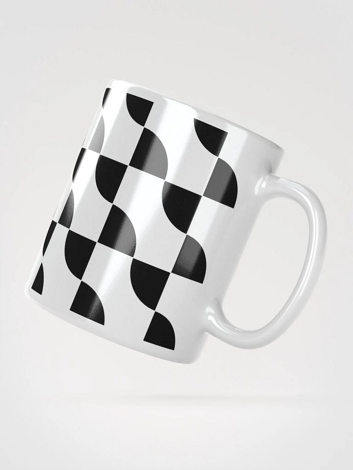 Sliced Circles Within Rectangles Pattern Design Mug product image (5)
