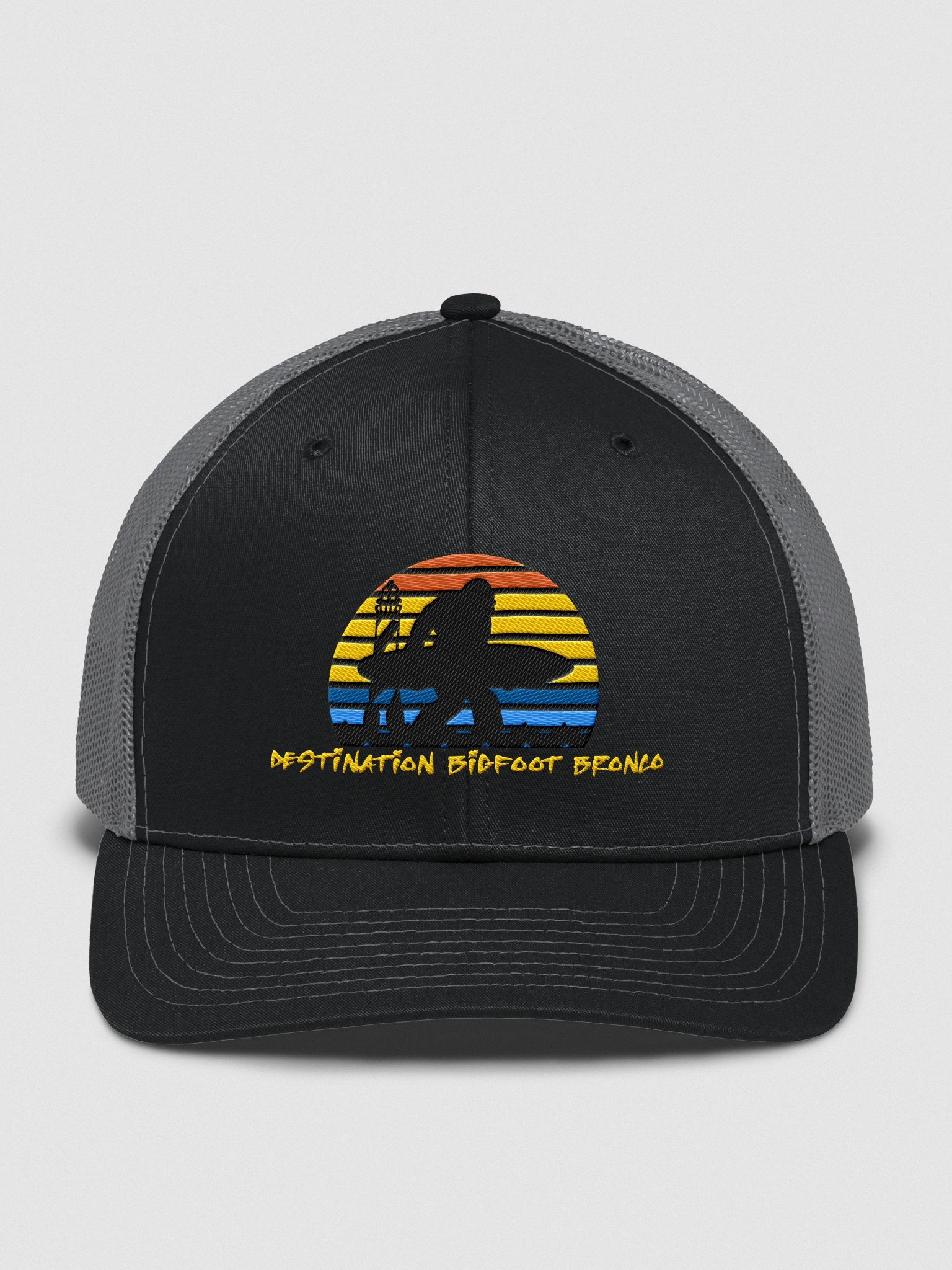 Destination Bigfoot Bronco Classic Logo Original Two-Tone Trucker Cap (Multiple Colors Available) product image (4)