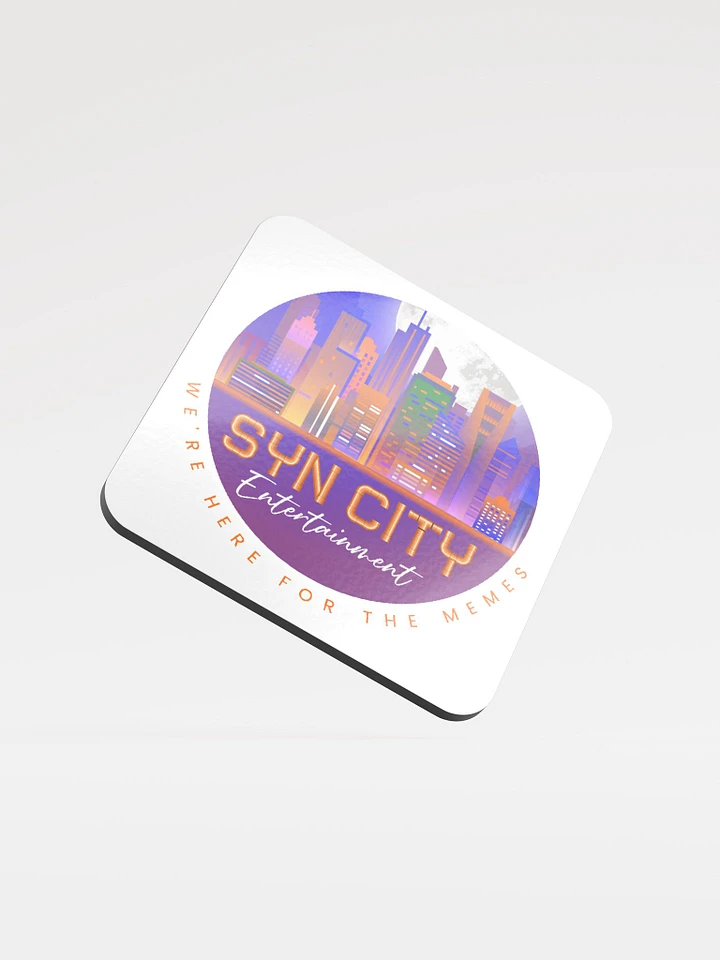 SCE LOGO Glossed Cork Coaster product image (1)