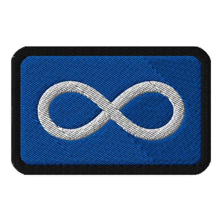 Blue Metis Infinity Flag Patch product image (1)