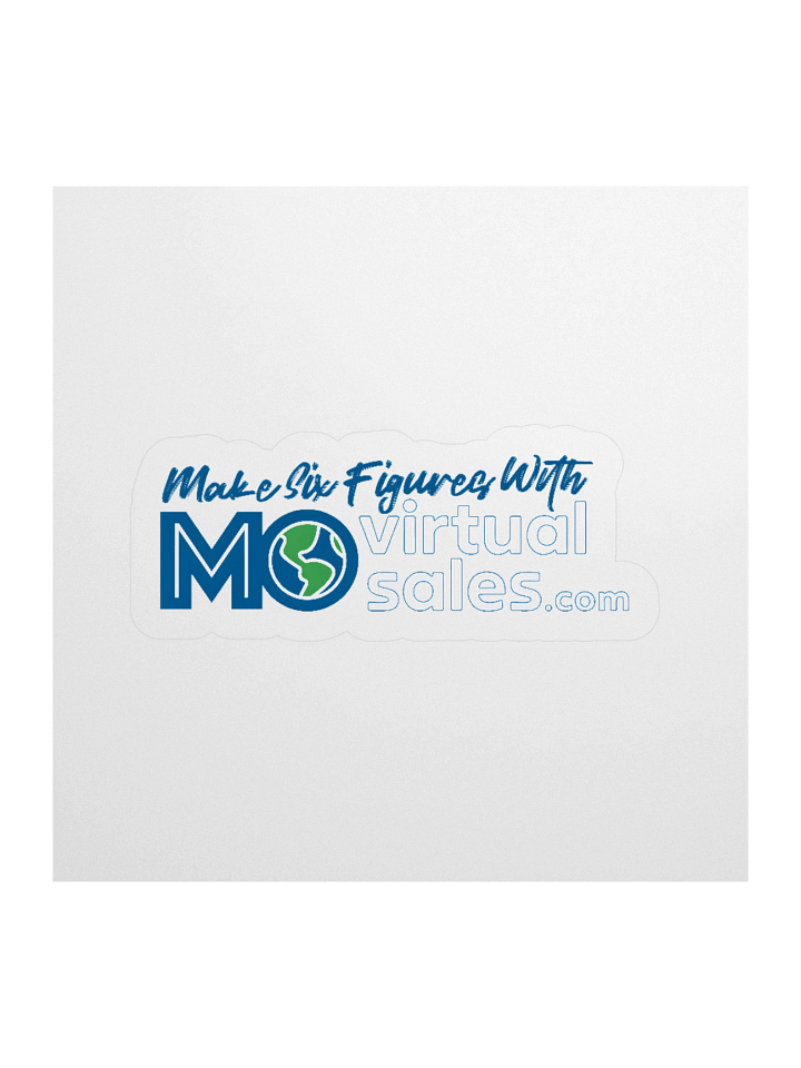 Make Six Figures with MoVirtualSales.com” Sticker Pack – Multi-Size Hustler Edition product image (3)