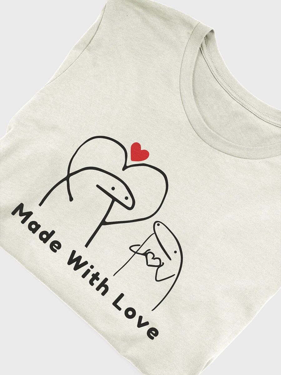 Made with love shirt, emoji silly meme i love you Tshirt, Valentine lover tee gift for couple product image (5)
