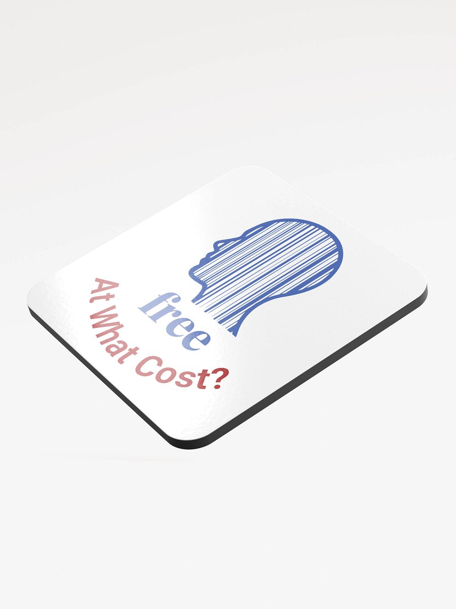 Barcode Identity The Price of Freedom glossed cork coasters product image (3)