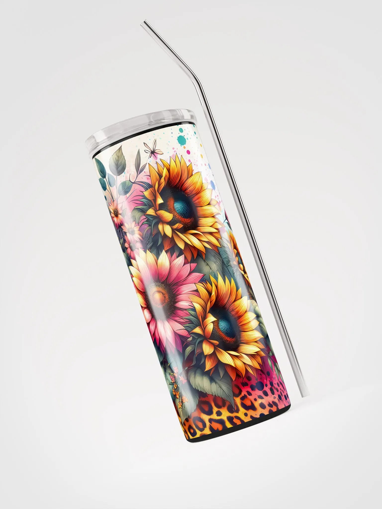 Sunflower Serenade Tumbler: Sip in Sunny Bliss! product image (4)