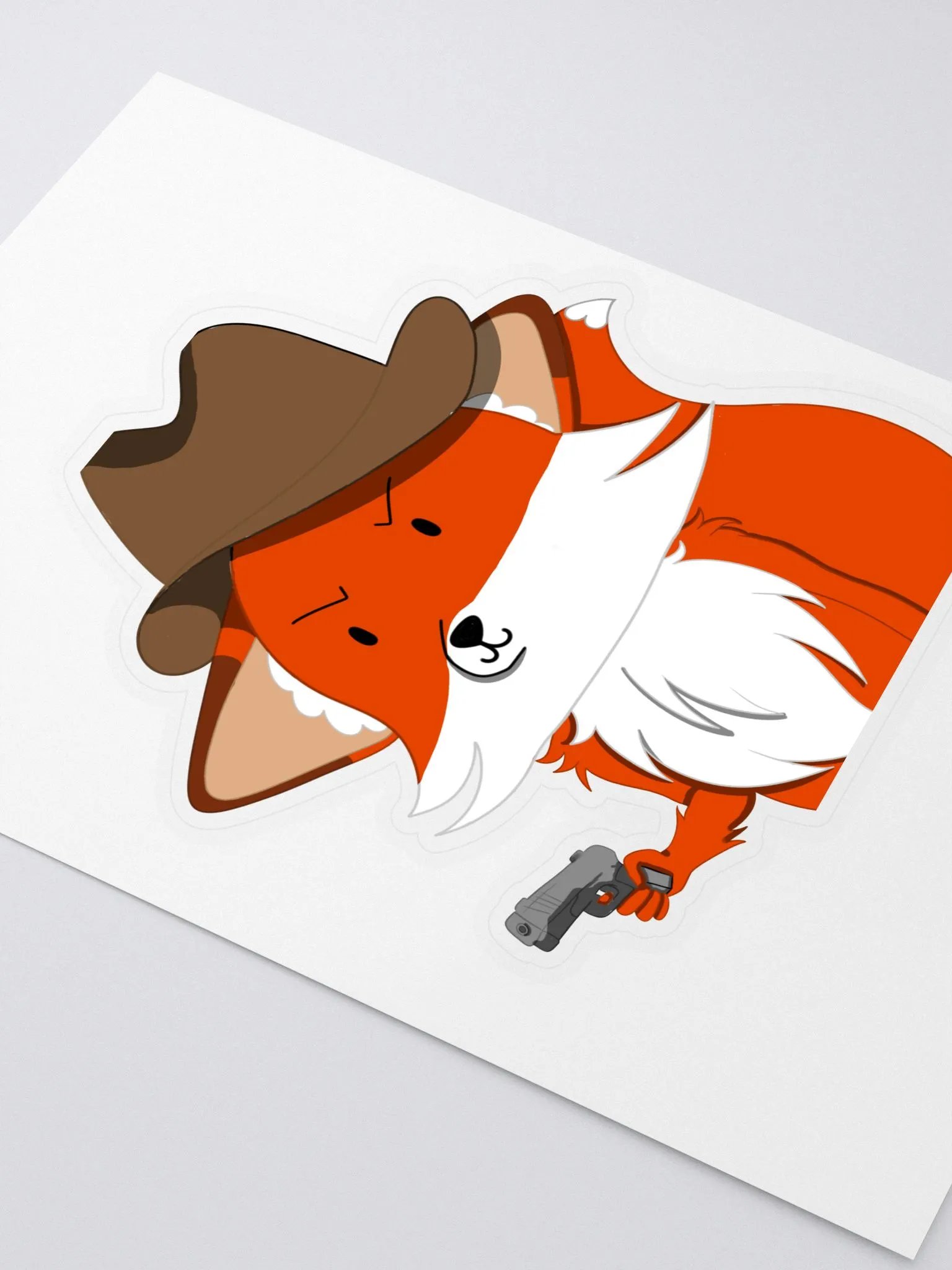 Fox Cowboy Sticker product image (2)