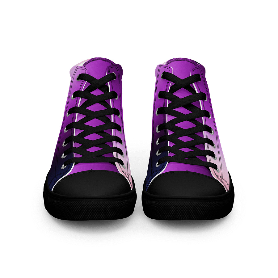 Gender-fluid High Top Canvas Shoes product image (3)