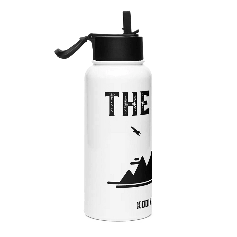 The Rock Stainless Steel Water Bottle (Black) product image (4)