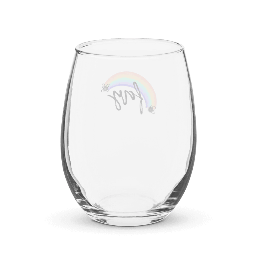 Rainbow Stemless Wineglass product image (2)