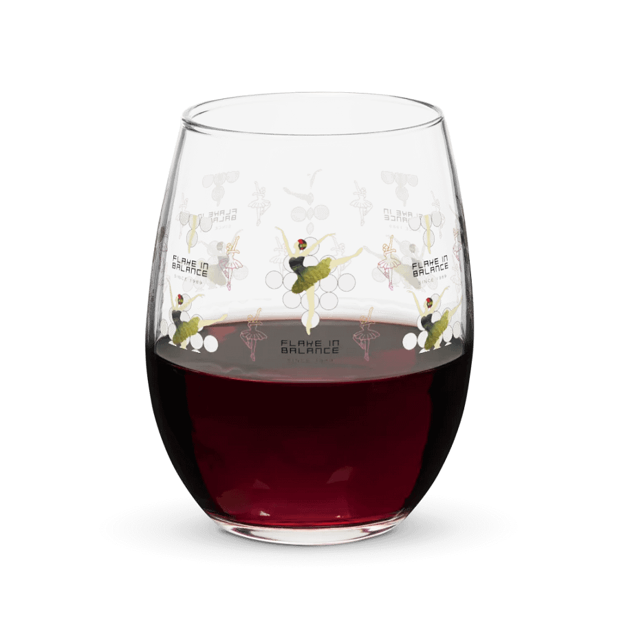 Flake in Balance Stemless Wine Glass product image (6)