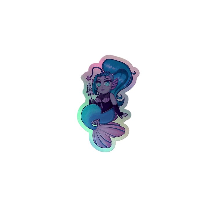 Caelia Mer Chibi Holographic Sticker product image (1)