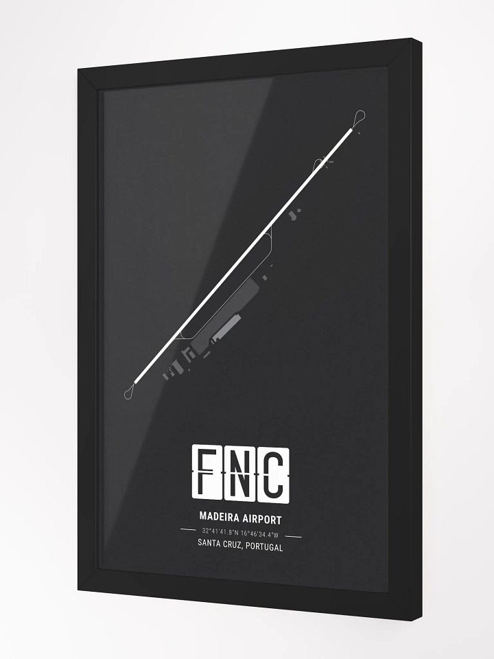 Framed Airport FNC Premium Map On Matt Paper product image (2)