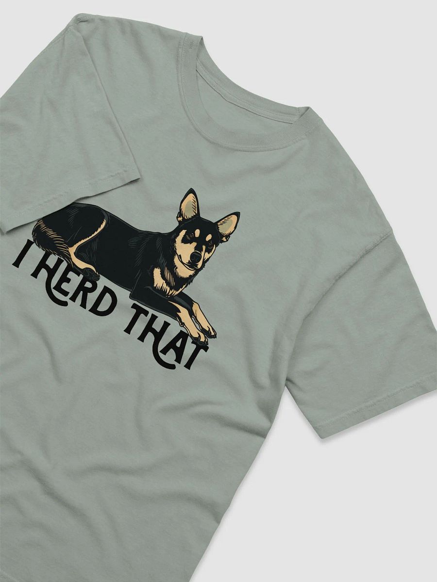 I Herd That T-Shirt | Funny Australian Kelpie (Black) Shirt for Herding Dog Owners product image (6)