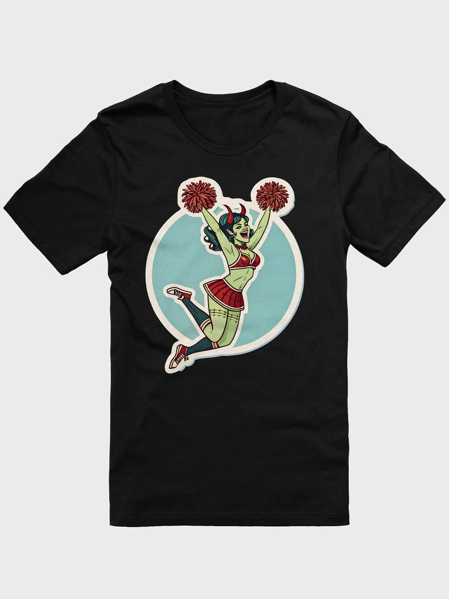 Zombie Pinup girl Satanic Cheerleader T-Shirt product image (4)