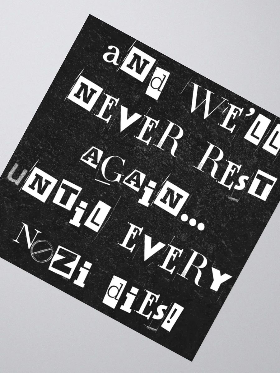 Resist Hate Sticker product image (2)
