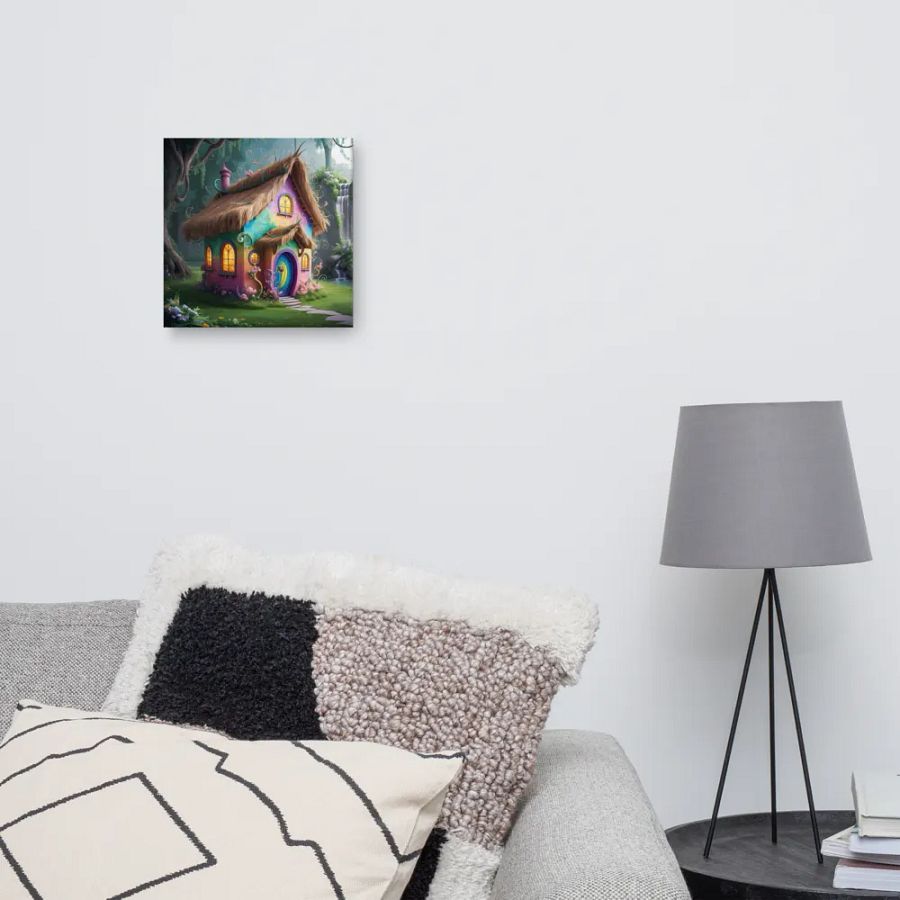 Watercolour Fairy House Art - v9 product image (10)