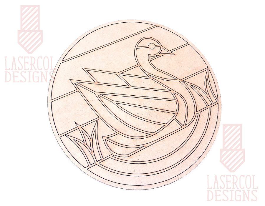 Swan Paint Kit DIY - Laser Cut Files product image (4)