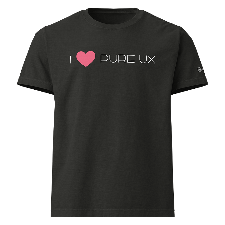 I ❤️ Pure UX Oversized Tee (Dark) product image (1)