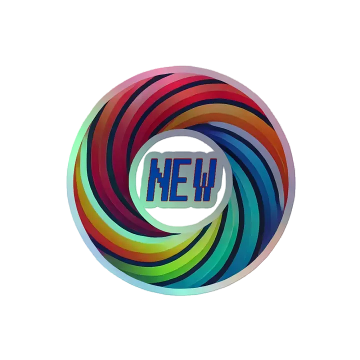 Vibrant Vortex Holographic Sticker Set product image (2)
