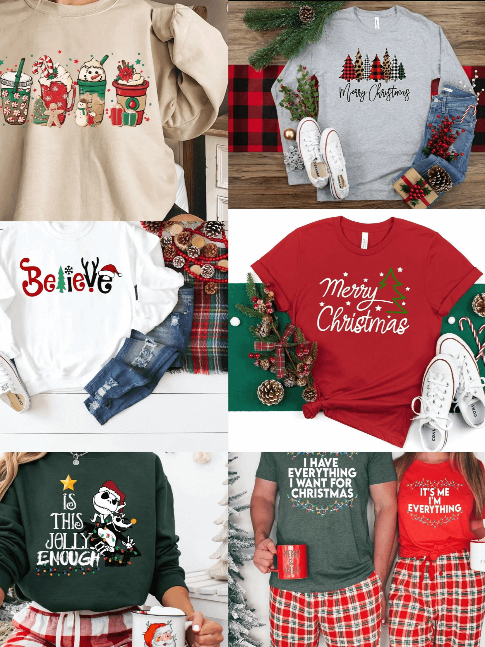 CHRISTMAS SVG Bundle Merry Christmas SVG Reindeer Svg Christmas ClipArt png product image (6)