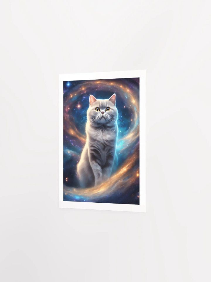 Cosmic British Shorthair Cat Fantasy Poster product image (5)