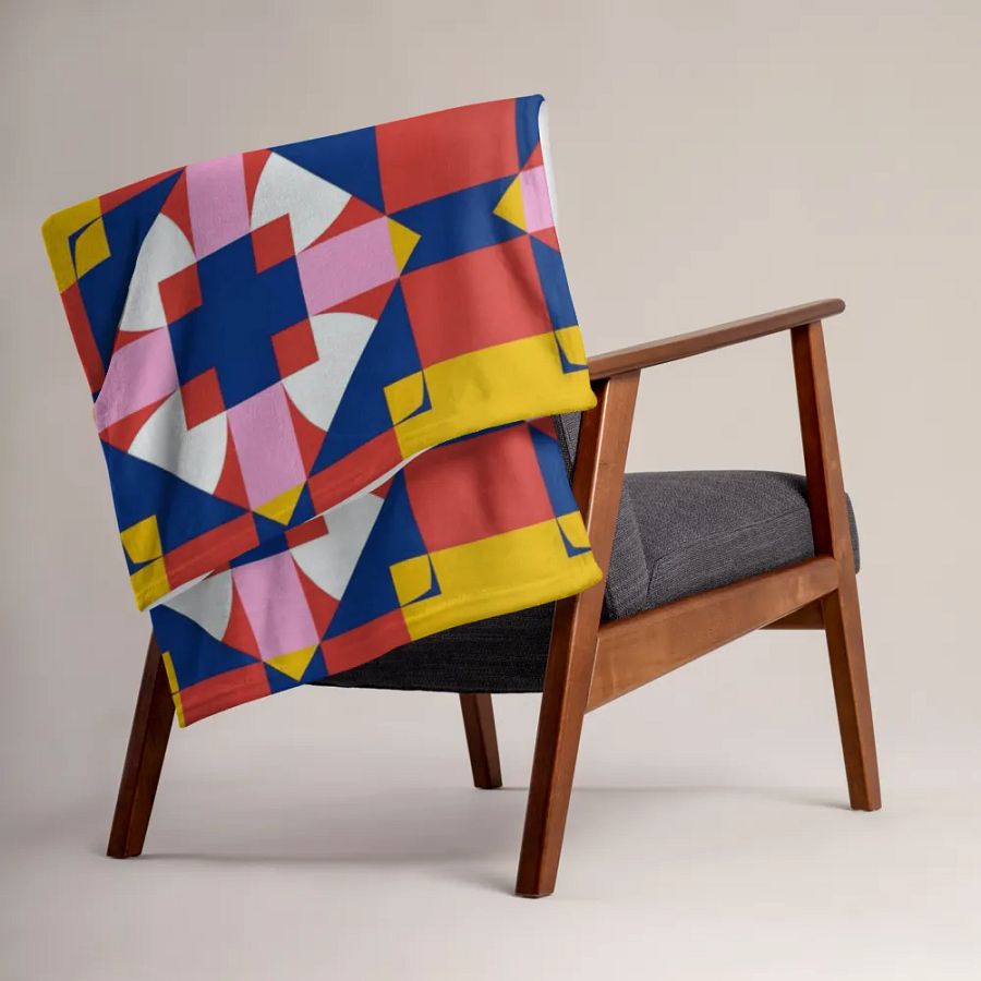 Geo Fiesta Throw Blanket product image (5)