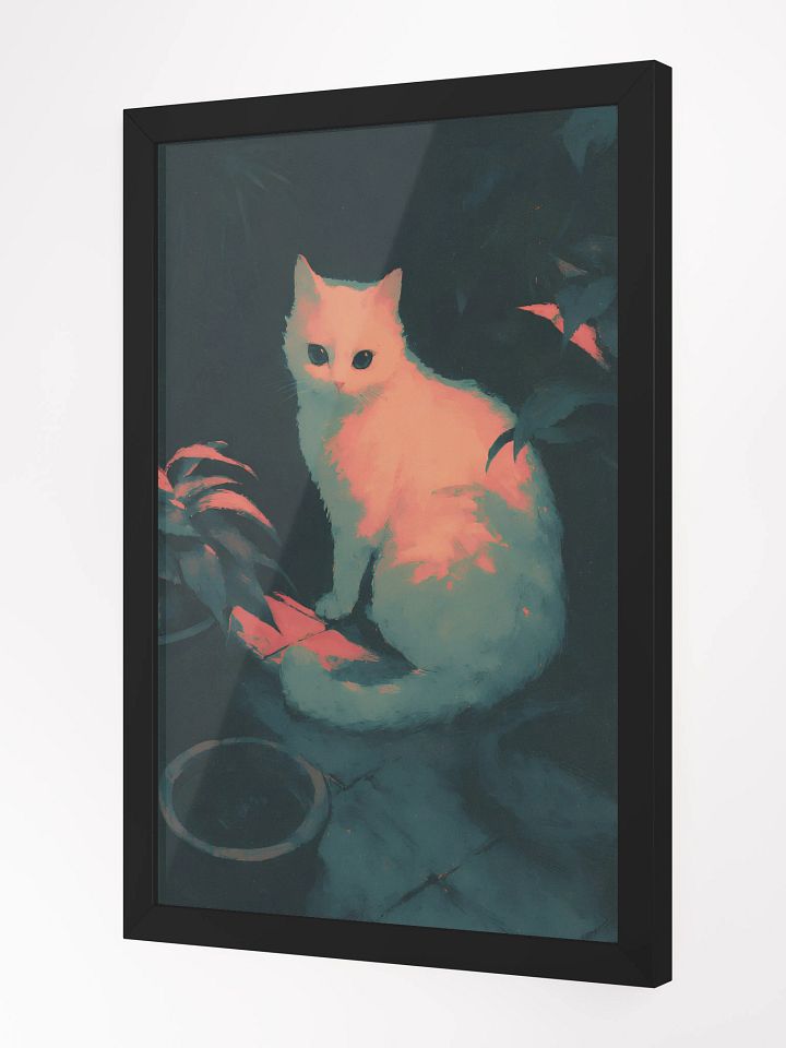 Serene Feline Fantasy Framed Poster product image (2)