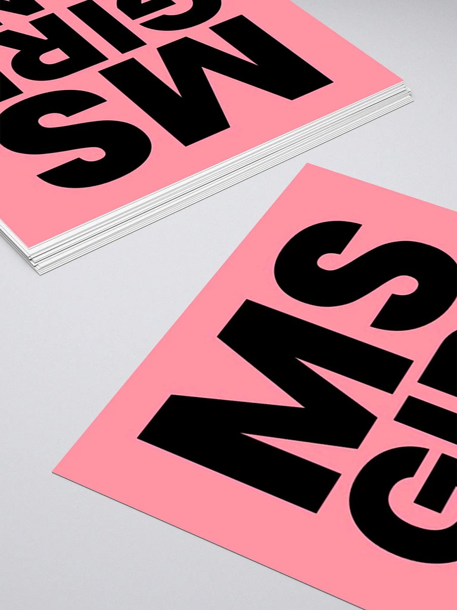 MSgirlgang Logo Sticker product image (11)