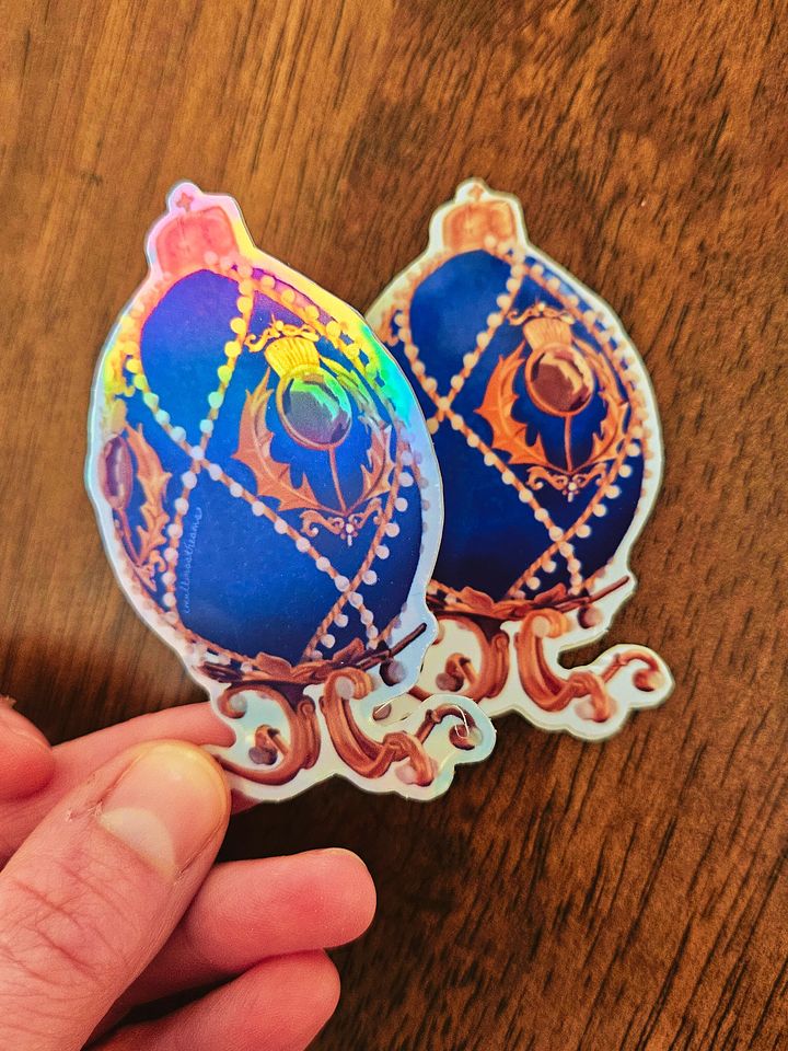 Faberge Egg Die-Cut Sticker product image (1)