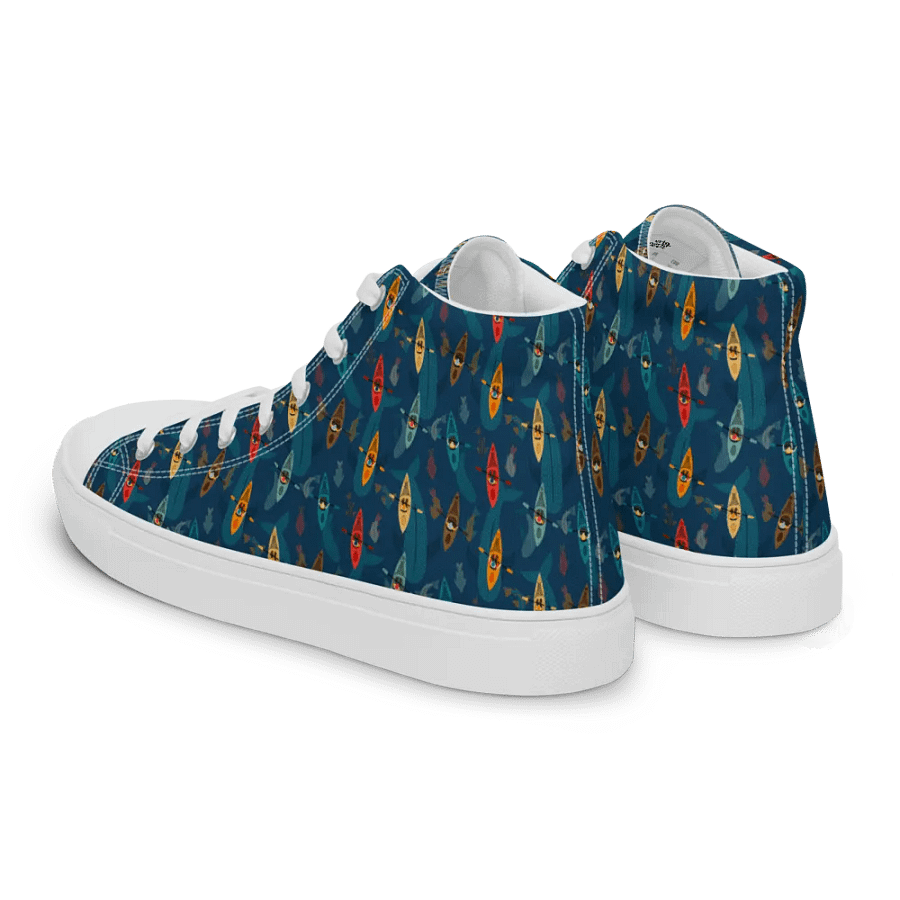 Underwater Surprise - Women High Top Canvas Shoes product image (4)