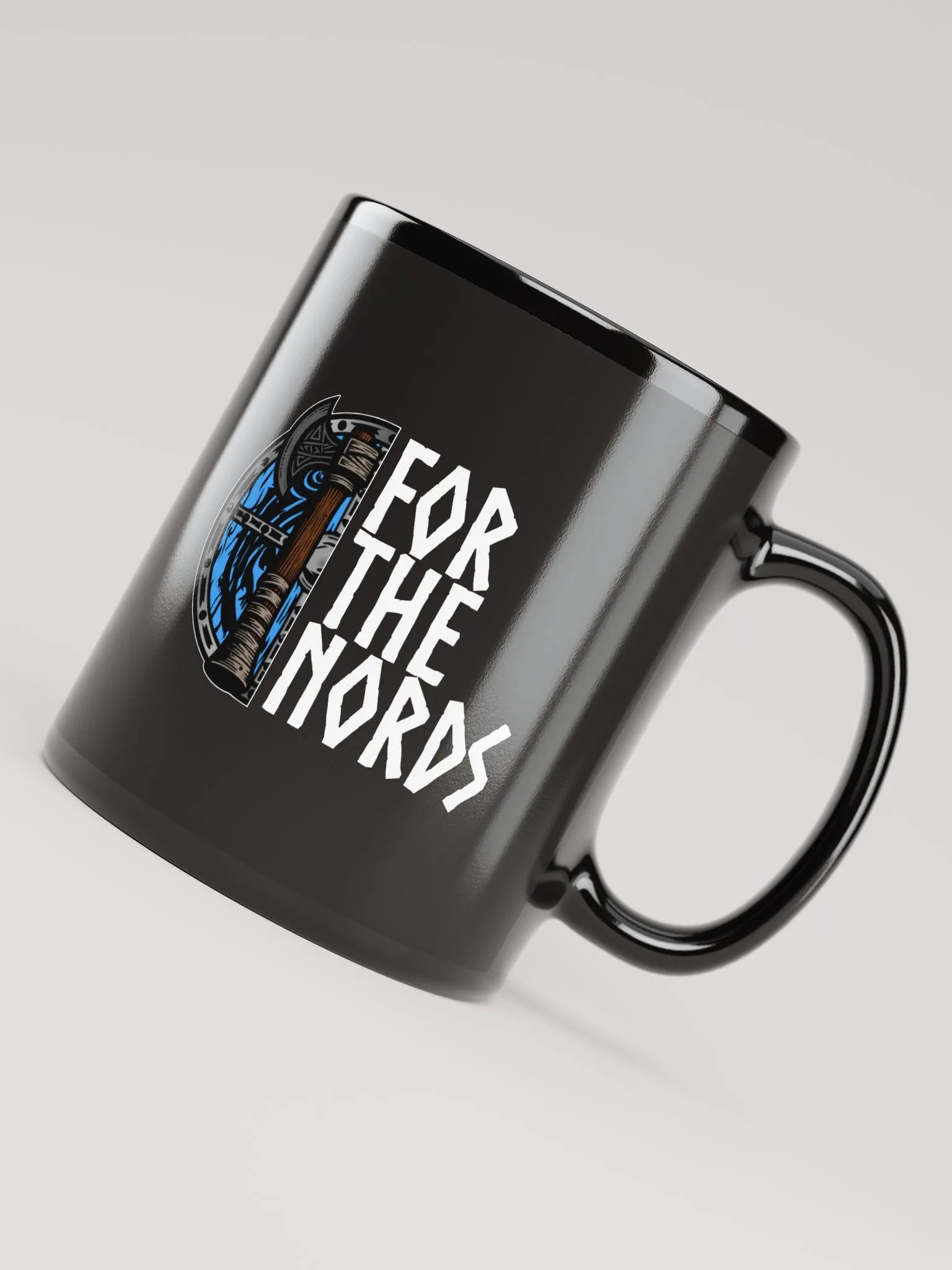 For the Nords Black Glossy Mug (White Font) product image (8)