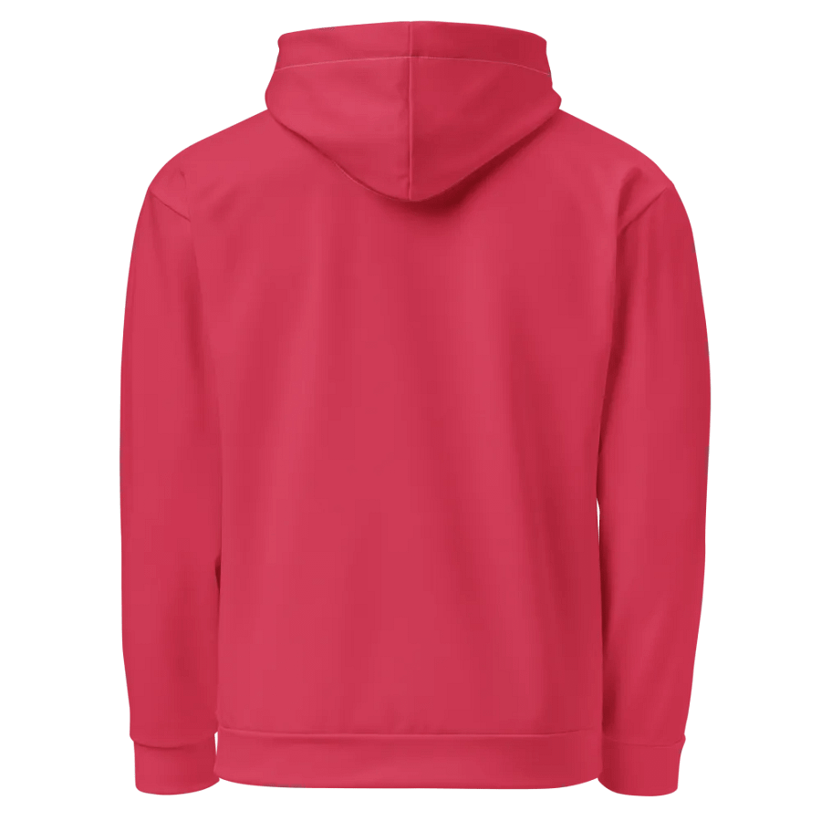 Plain Muted Red Light Summer Unisex Recycled Polyester Heavyweight Premium Hoodie by Treasure Pie product image (7)