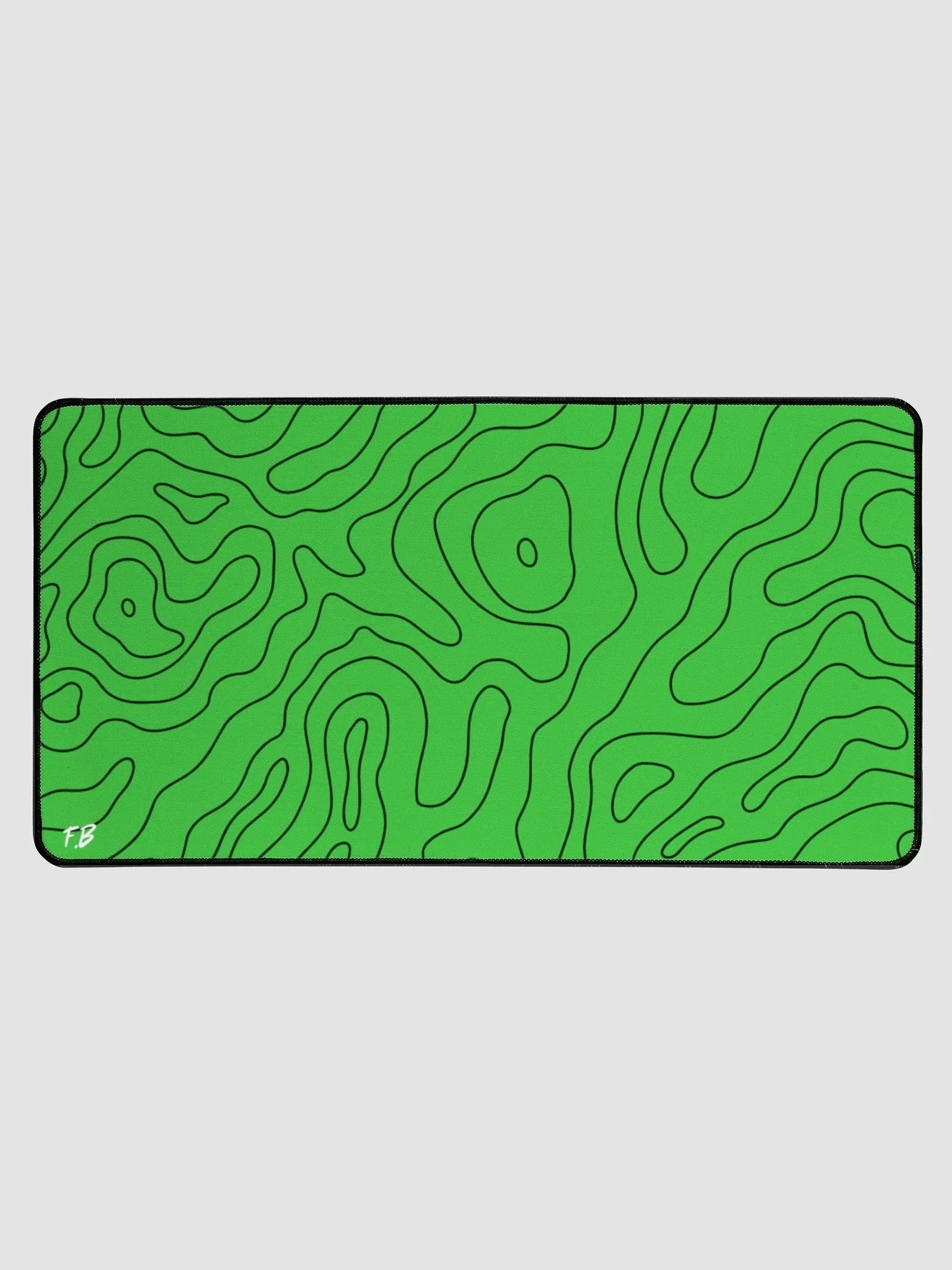 Lime Green topo mousepad product image (1)