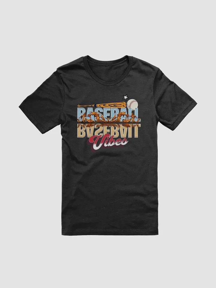 Baseball Flaming Vibes T-Shirt product image (1)